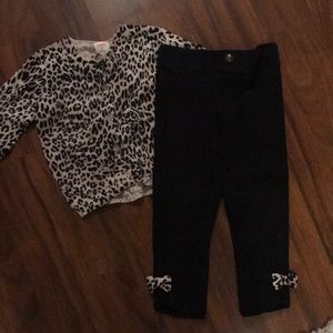 Toddler girls sweater and pants